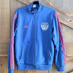 Adidas Blue Football Club Jacket